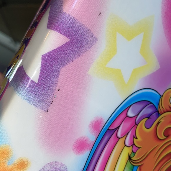 Vintage Lisa Frank Sparkly 3-Ring Binder Angel Girl Cat Rare - Picture 14 of 14
